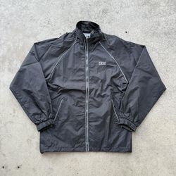 Vintage IBM Embroidered Windbreaker Jacket