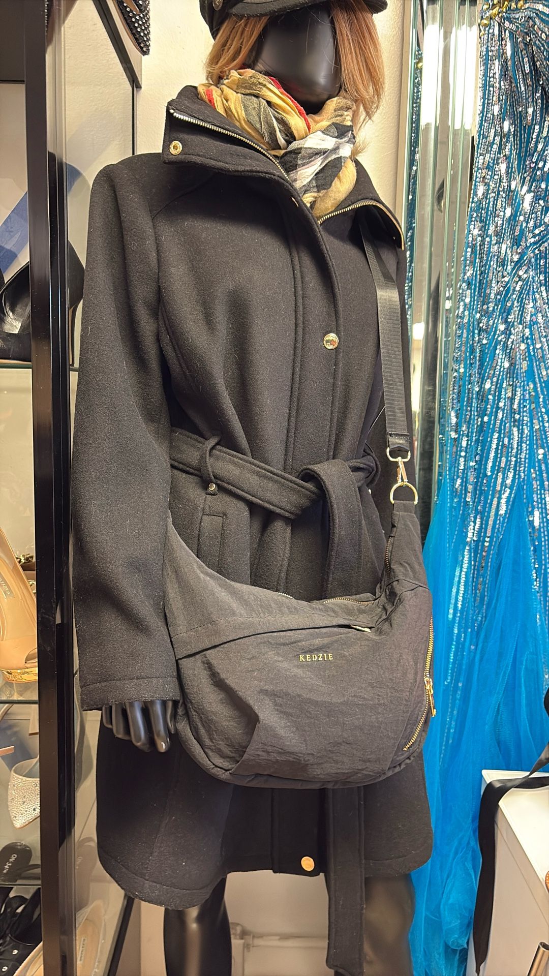 Micheal Kira Coat With Belt Brand New 80.00 Size Large