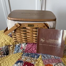 Longaberger 10 Year Anniversary Basket