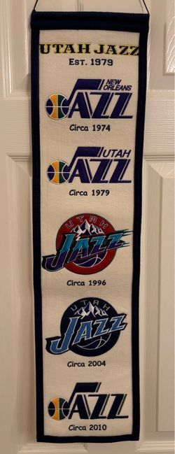 Utah Jazz NBA Heritage Banner