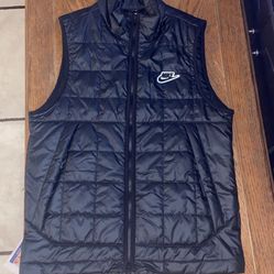 Nike Double Zippered Puffer Vest 