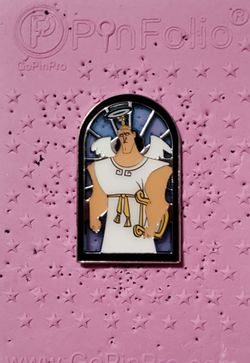 Disney 2026 Stained Glass Window, The Emperor's New Groove Kronk Angel Pin loungefly