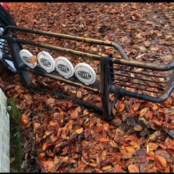 Grill Guard With Hella Lights