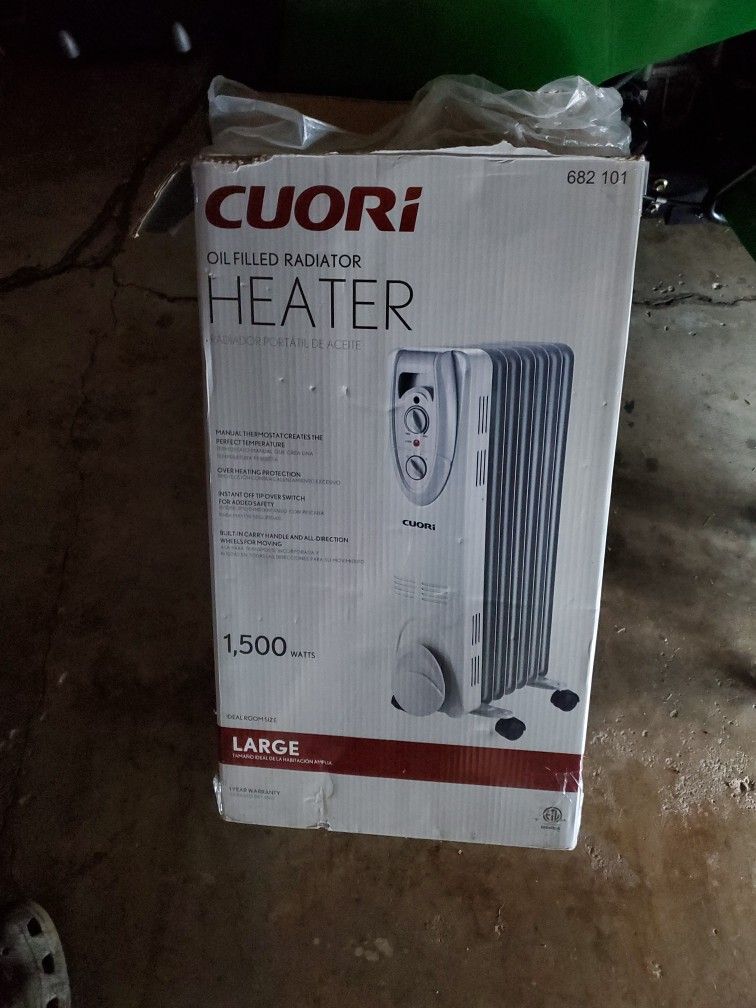 Cuori Indoor Oil Filled Radiator Heater, Large