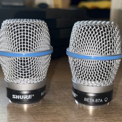 Shure Beta 87A Supercardioid Condenser Microphone Capsule for Handheld Transmitters