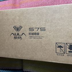 AULA S75 Pro Tri-Mode Mechanical Keyboard Pink PBT RGB Hot-Swap New