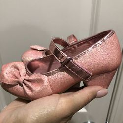 Pink Glitter Disney Princess Heels