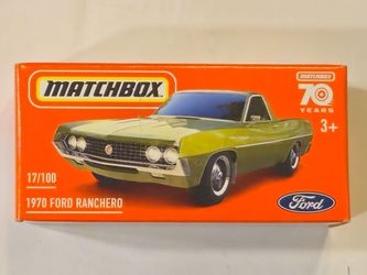 MATCHBOX # 17 OF 100 . 1970 FORD RACHERO .