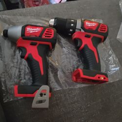 MILWAUKEE M18 1/4" HEX IMPACT DRIVER (TOOL ONLY)1/2"(13MM) DRILL DRIVER (TOOL ONLY)$90 EACH 