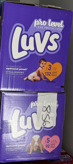 Luvs Diapers Size 3 and 5 