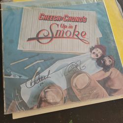Cheech And Chong Up In Smoke Sign By Both