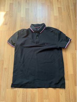 Mens Tommy Hilfiger Black Polo