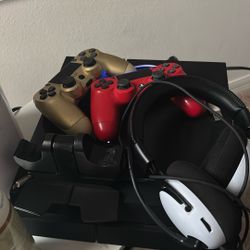Black PlayStation 4