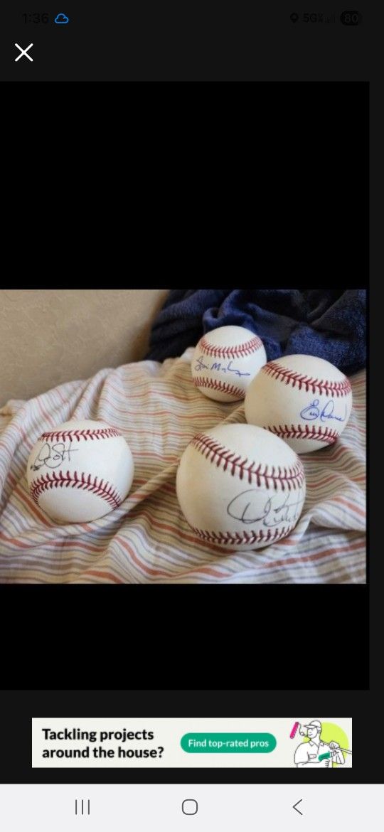 Autograph Baseballs