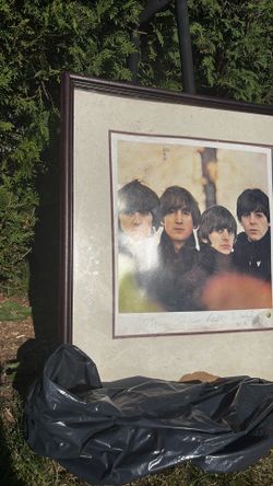 Beatles signatures signed