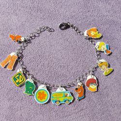Scooby Doo Fan Art Charm Bracelet 