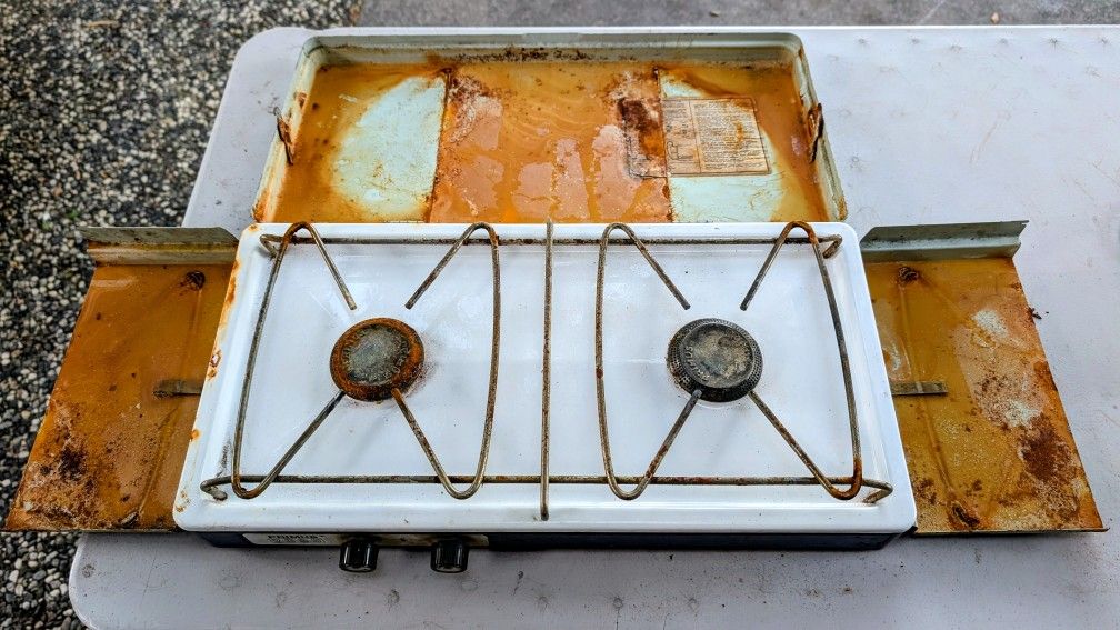 Vintage Primus 2099 Propane Two Burner Camping Stove from Sweden 