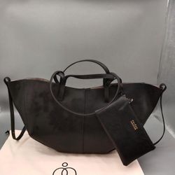 Polene Cyme Leather Tote Bag