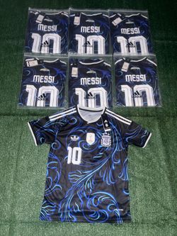 Messi Argentina World Cup Soccer Jersey