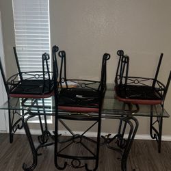 Dining Room Table And 3 Chairs 