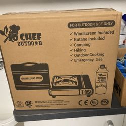 CAMPING STOVE -BUTANE **UNopened** Hurricane preparedness 