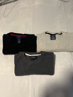 Ralph Lauren Polo Clothes — size large quarter zips and long sleeved shirts