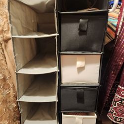 Closet organizer set