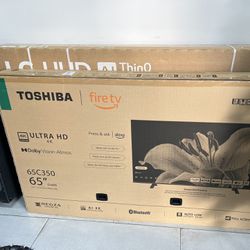 Toshiba 65” Fire TV Ultra HD 4K! Finance For $50 Down Payment!!