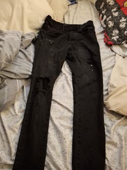 Purple Jeans Black