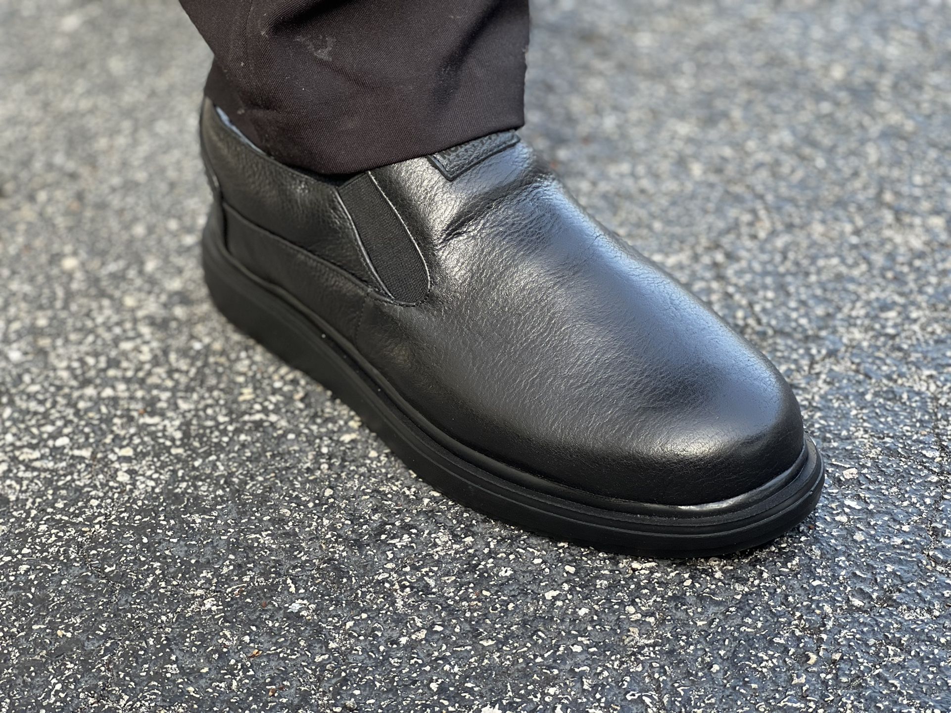 Authentic Restaurant And Office Medicated Plantar Fasciitis Shoes Fullgrain Leather Super Confort And Supportio