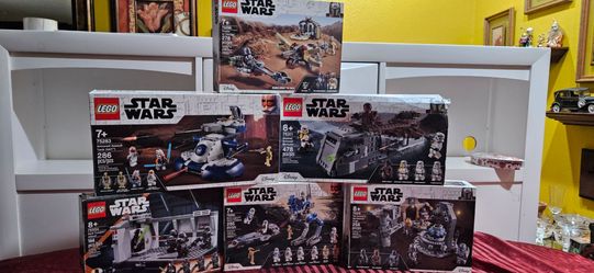 6 MEDIUM sized EMPTY LEGO Star Wars Collection Boxes