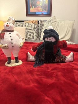 2 Christmas Snowmen