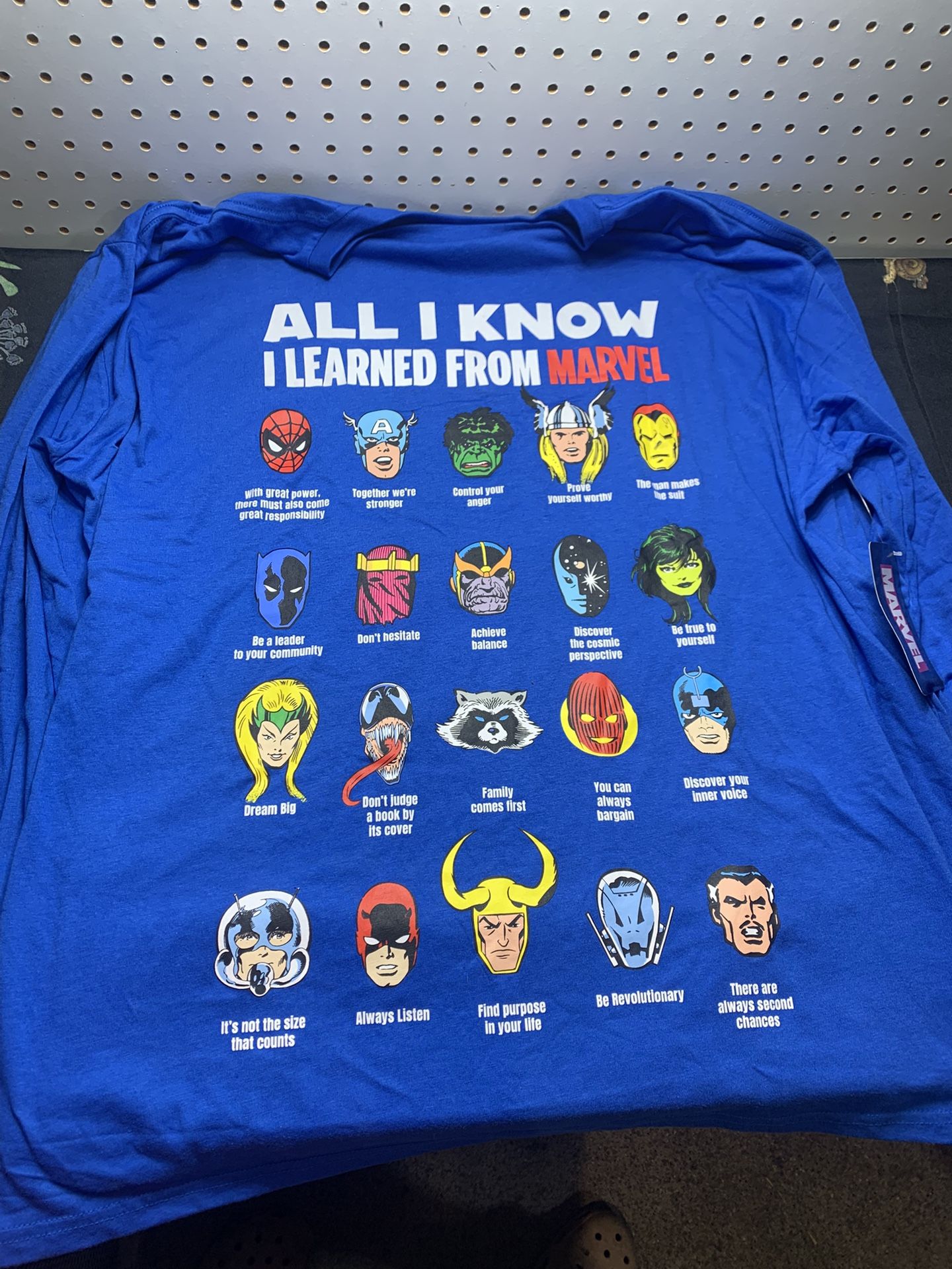 Marvel Comics 3x Long sleeve NWT