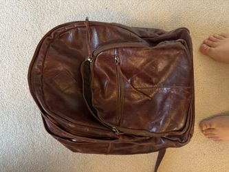 Brown Backpack 