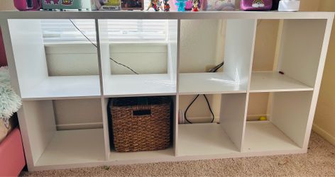 White Squared Bookshelf