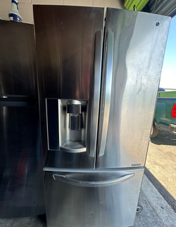 Stainless LG French Door Fridge with Water Dispenser