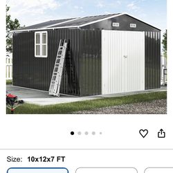 New 10x12 Metal Shed