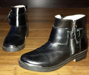 Children black booties size 36 EU