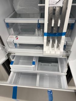 Frigidaire 36 in 29 cu. ft. Standard Depth French Door Refrigerator in Smudge-Proof Stainless Steel with Internal Water Dispenser