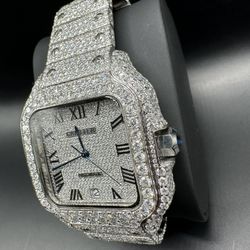 HQ MOISSANITE VVS1 WATCH 