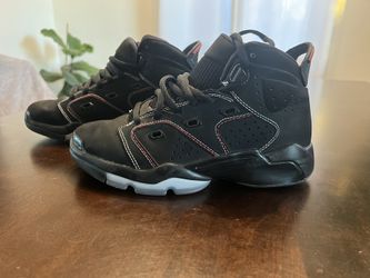 Jordan 6-17-23 Black White Red Contrast Stitching