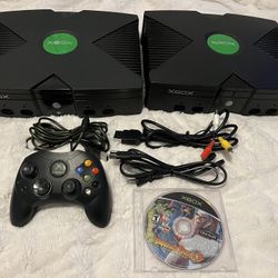 Xbox Classic All Cables & Game’s