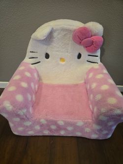Hello Kitty Kids Plush Foam Chair