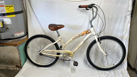 NIRVE brand 3 speed 26” beach cruiser, bicycle ready to ride