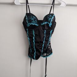Corset With Garter Straps 