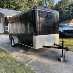 Enclosed Trailer 6x12 Black