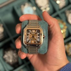 Seiko Mod: Rose Gold Brown Santos