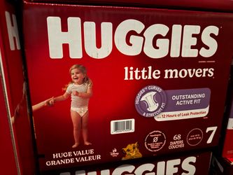 Huggies little movers size 7