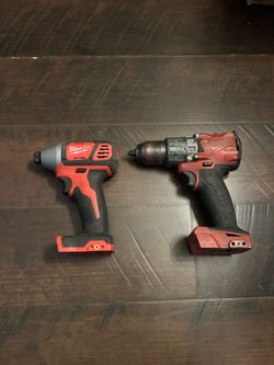 Milwaukee M18 Impact Driver and Hammer Drill