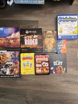 Modern boardgames and loteria